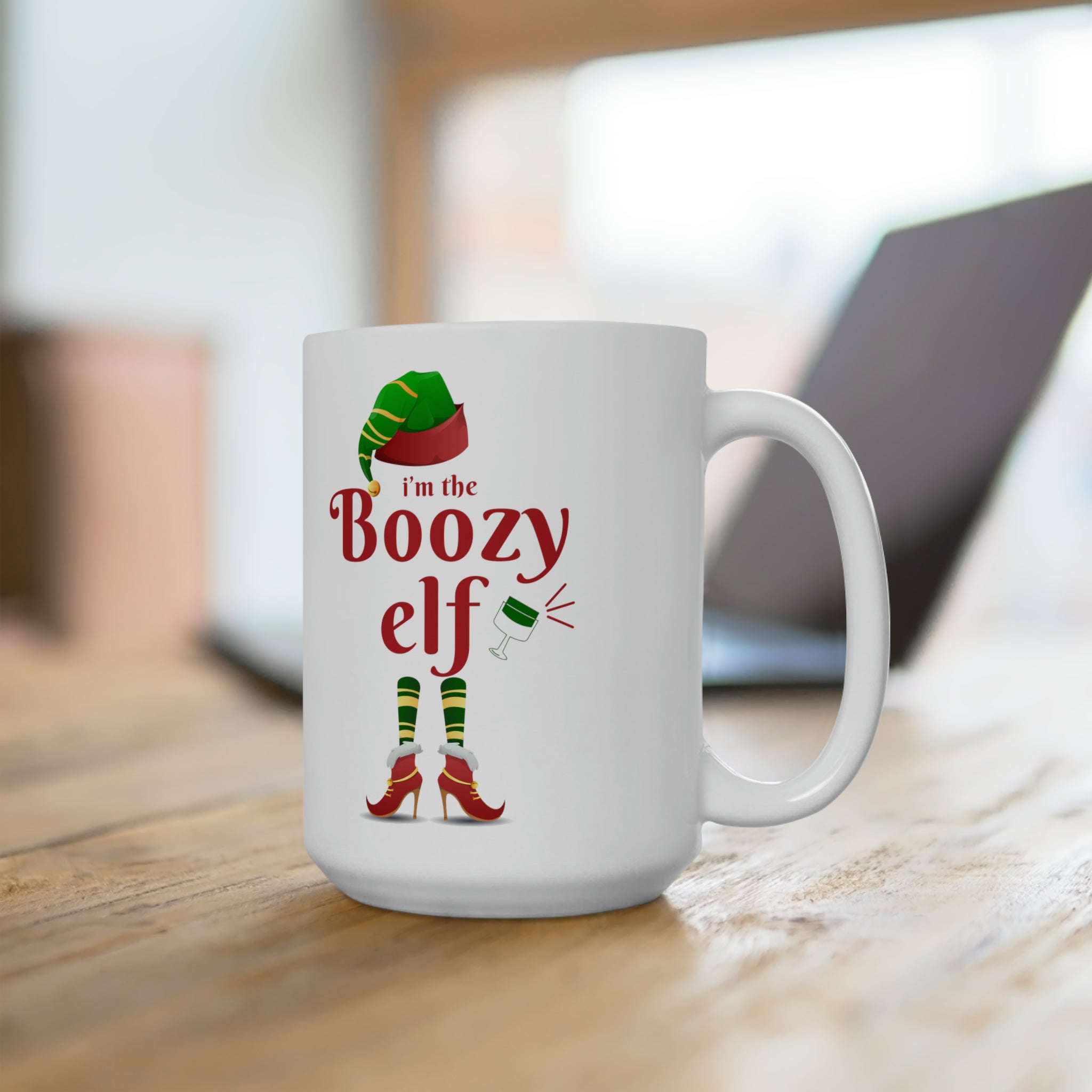 Boozy Elf Coffee Mug 15oz